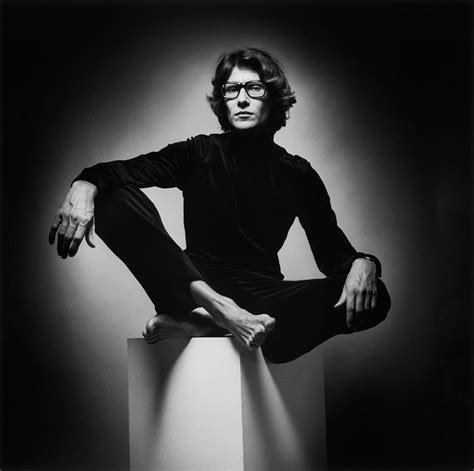 yves saint laurent and art|yves saint laurent pose.